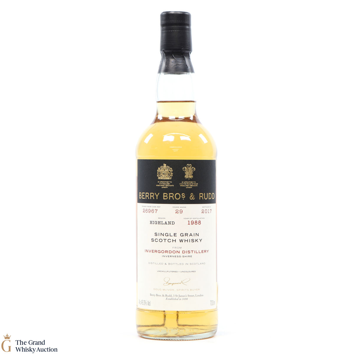 Invergordon - 29 Year Old 2017 #26967 Berry Bro's