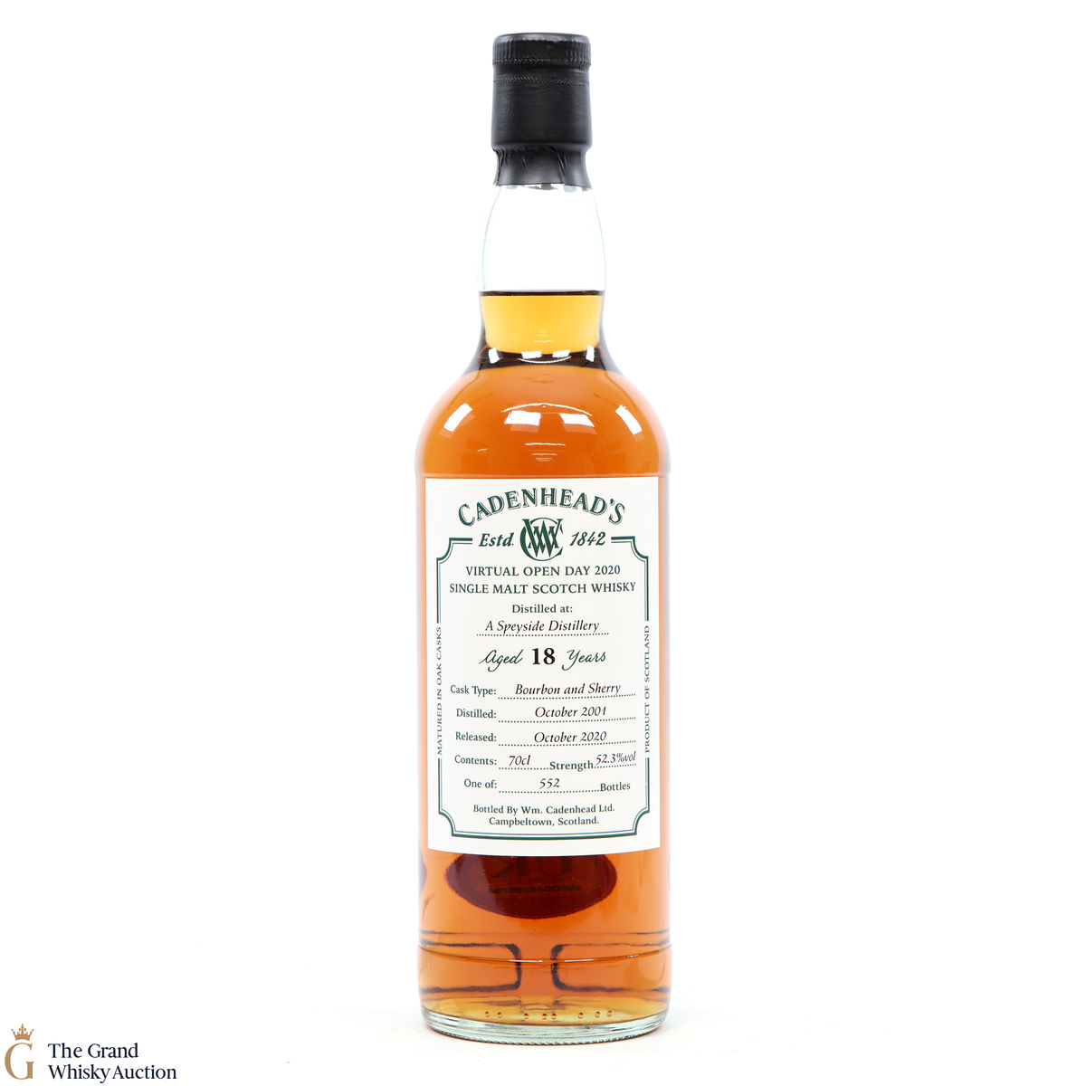 Cadenhead's - 18 Year Old "A Speyside Distillery" 2001