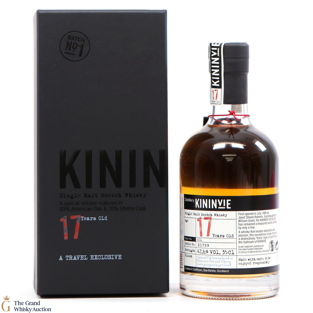 Kininvie - 17 Year Old Batch #001 35cl