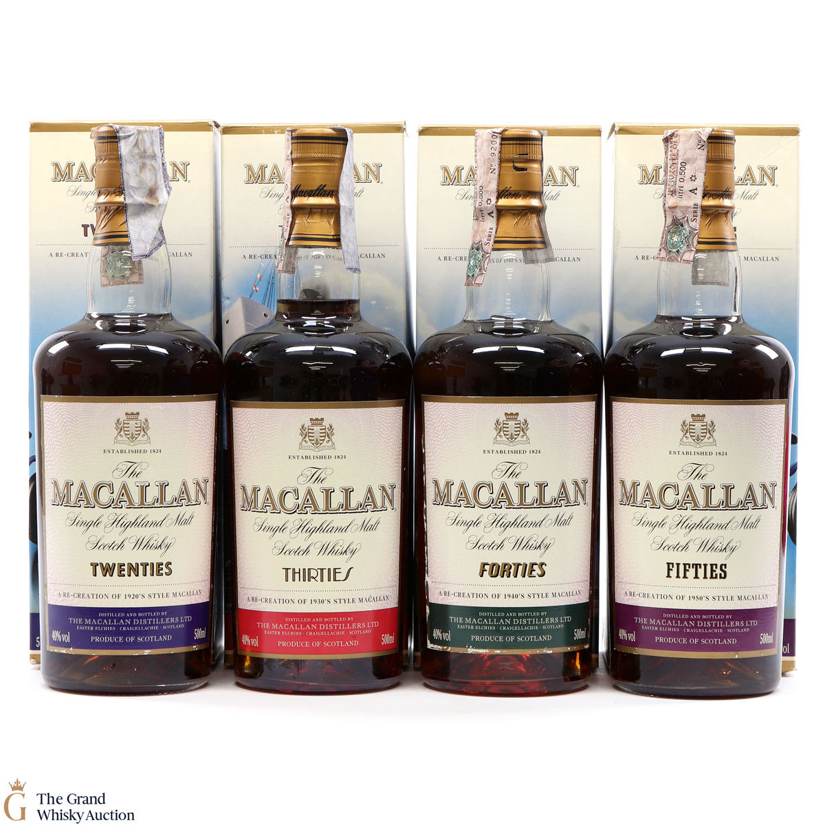 Macallan - Travel Decades Series (4 x 50cl)