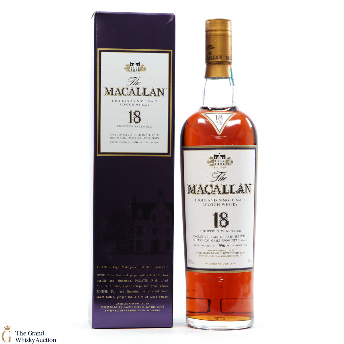 Macallan - 18 Year Old Sherry Oak (1996)