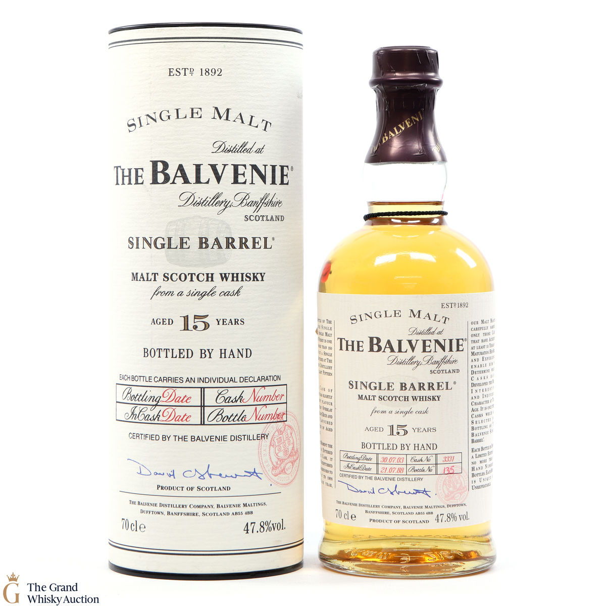 Balvenie - 15 Year Old Single Barrel 1988 #3331