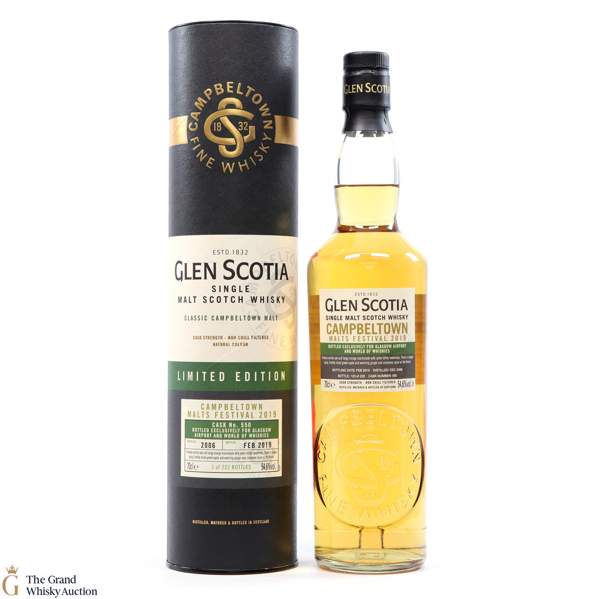 Glen Scotia - Cask #550 Limited Edition - Campbeltown Festival 2019