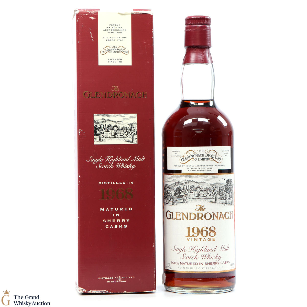 GlenDronach - 25 Year Old 1968 Sherry Casks 75cl