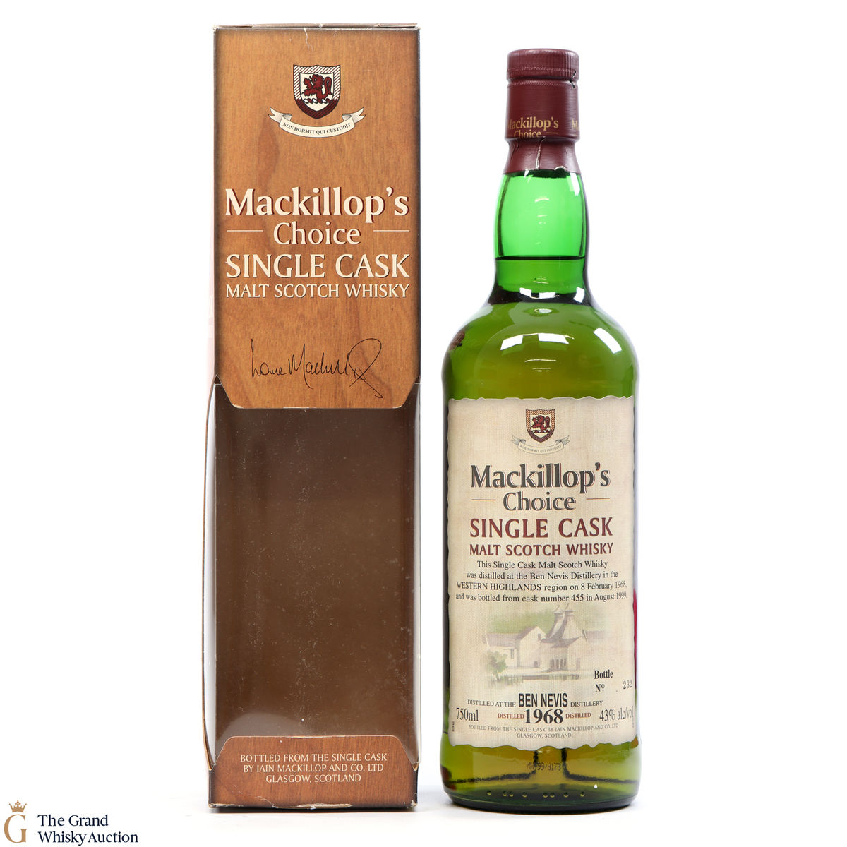 Ben Nevis - 31 Year Old 1968 Cask #455 - Mackillop's Choice