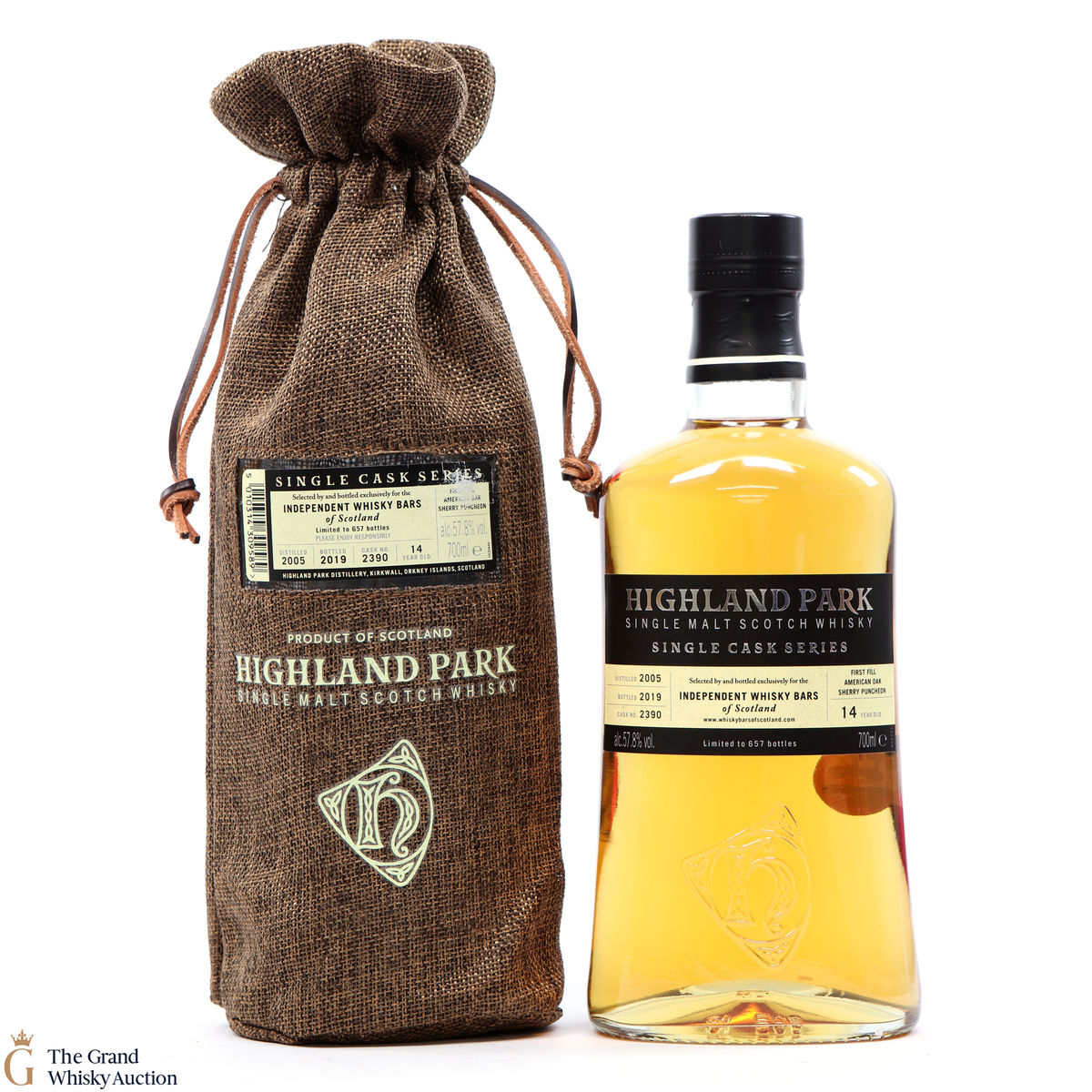 Highland Park - 14 Year Old - 2005 Single Cask Independent Whisky Bars of Scotland Cask #2390