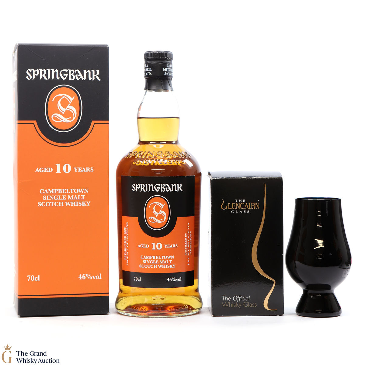 Springbank - 10 Year Old & Glass