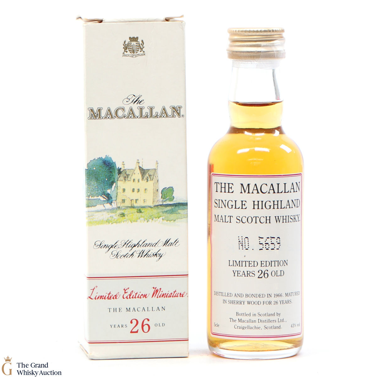 Macallan - 26 Year Old Miniature 5cl 1966