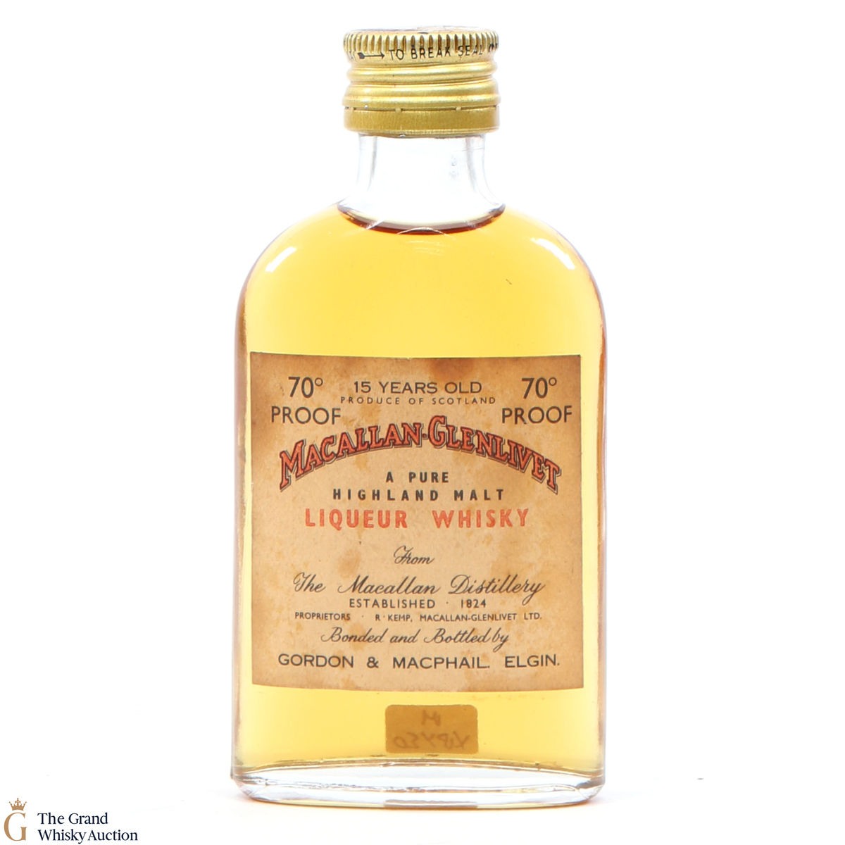 Macallan-Glenlivet - 15 Year Old - Gordon & MacPhail 5cl