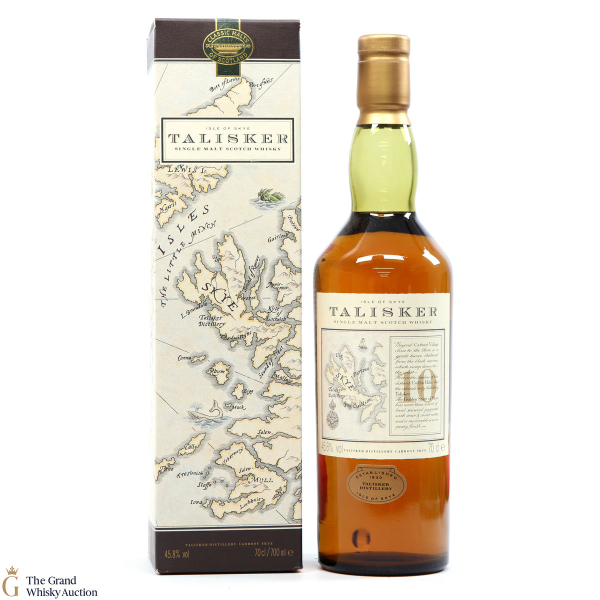 Talisker - 10 Year Old - Map Label 