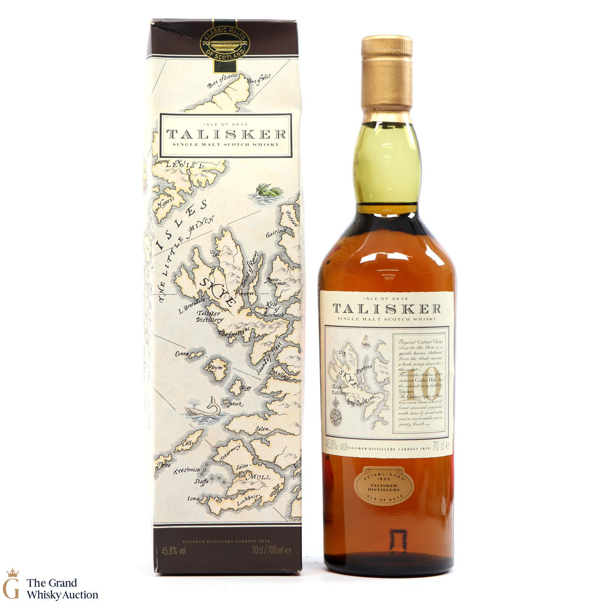 Talisker - 10 Year Old - Map Label 