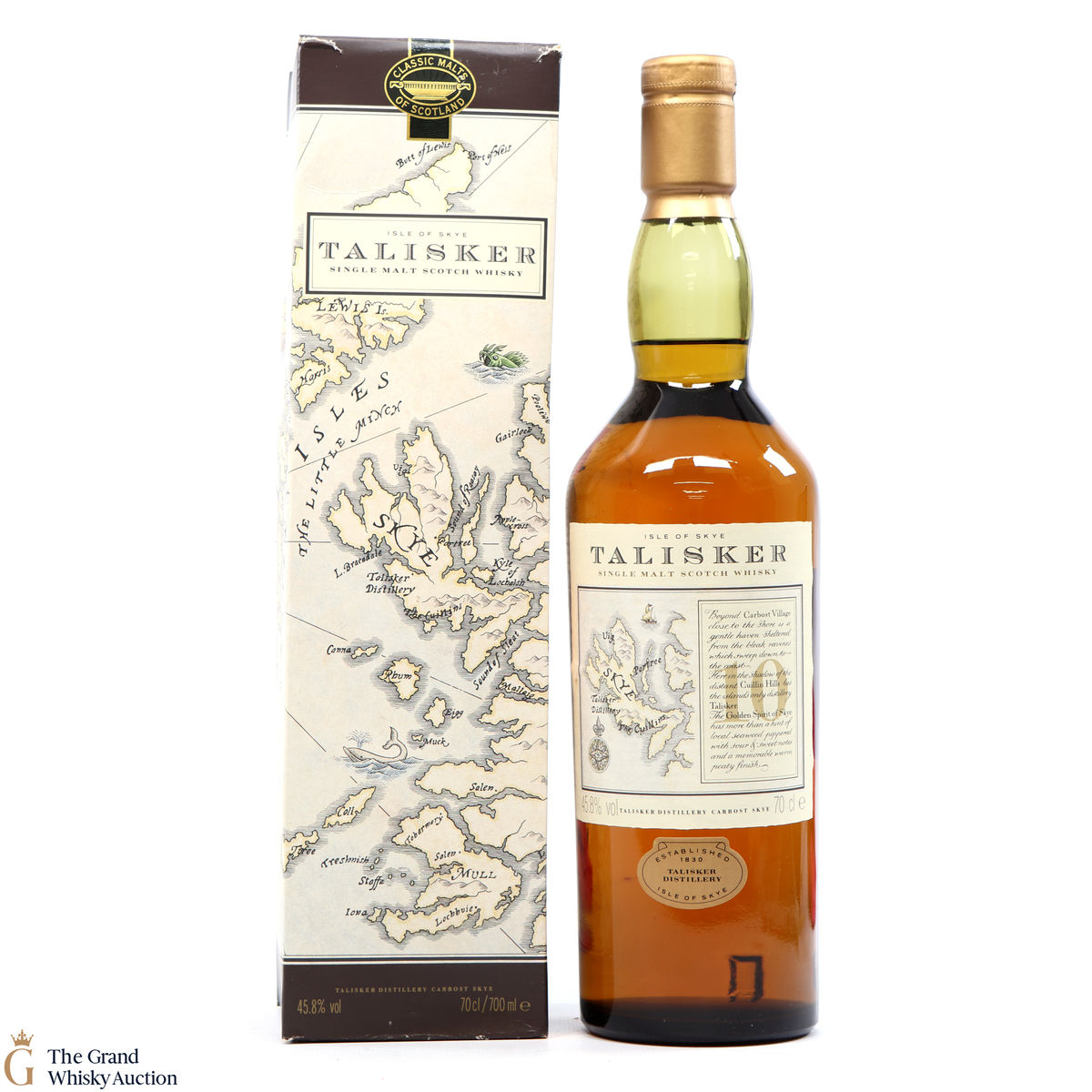 Talisker - 10 Year Old - Map Label 