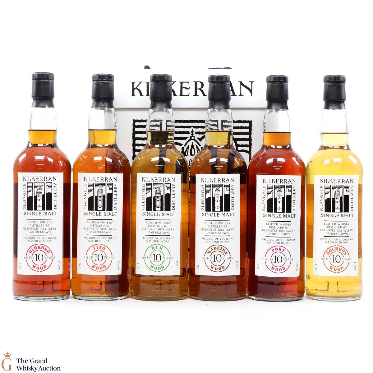 Kilkerran - 10 Year Old  - Complete Set (6 x 70cl) - 10th Anniversary