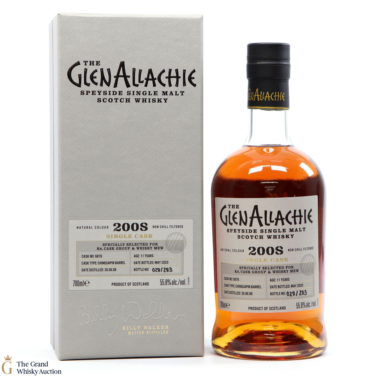 Glenallachie - 11 Year Old 2008 K6 Cask Group & Whisky Mew #6876