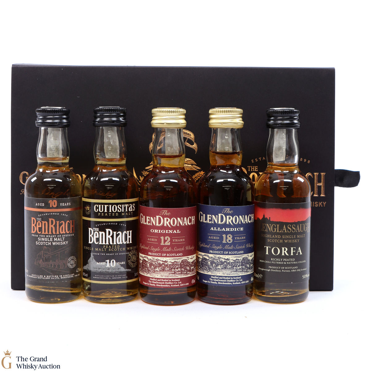 GlenDronach, Glenglassaugh & BenRiach - Mini Selection (5 x 5cl)