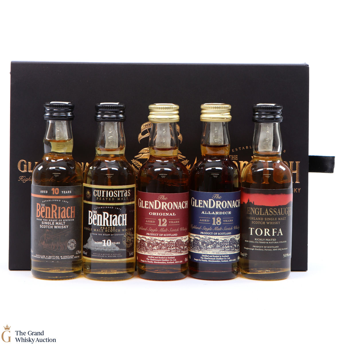GlenDronach, Glenglassaugh & BenRiach - Mini Selection (5 x 5cl)