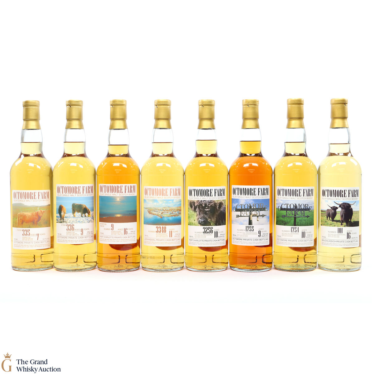 Octomore Farm - The Complete Series To Date (8 x70cl)