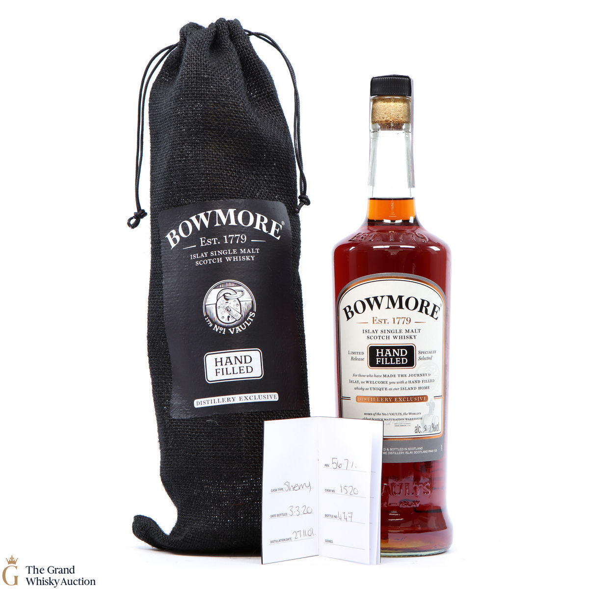 Bowmore - 18 Year Old 2001 - 2020 Hand Fill - Sherry Cask #1520