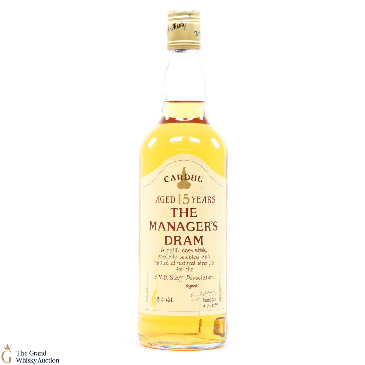 Cardhu - 15 Year Old -  Manager's Dram 1989