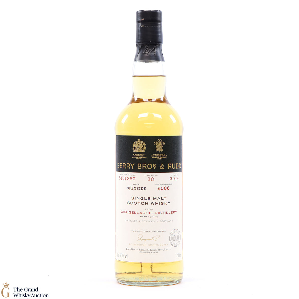Craigellachie - 12 Year Old - #8101269 Berry Bro & Rudd