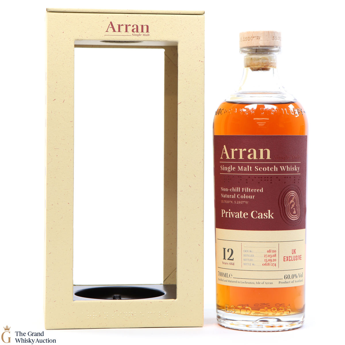 Arran - 12 Year Old 2008 Uk Exclusive