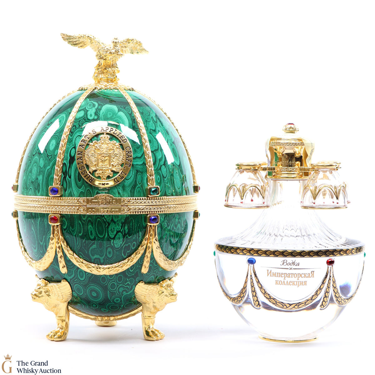 Imperial Vodka Collection - Faberge Egg Emerald