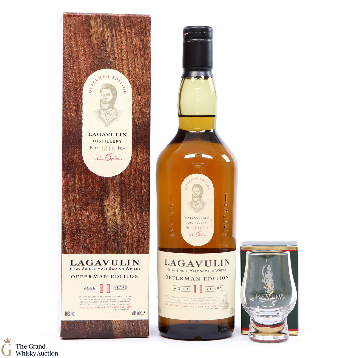 Lagavulin - 11 Year Old - Offerman Edition + Glass