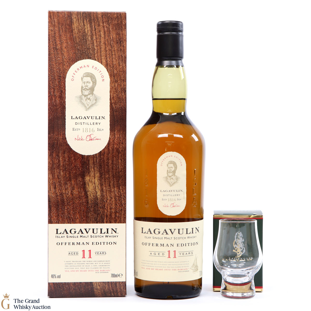 Lagavulin - 11 Year Old - Offerman Edition + Glass