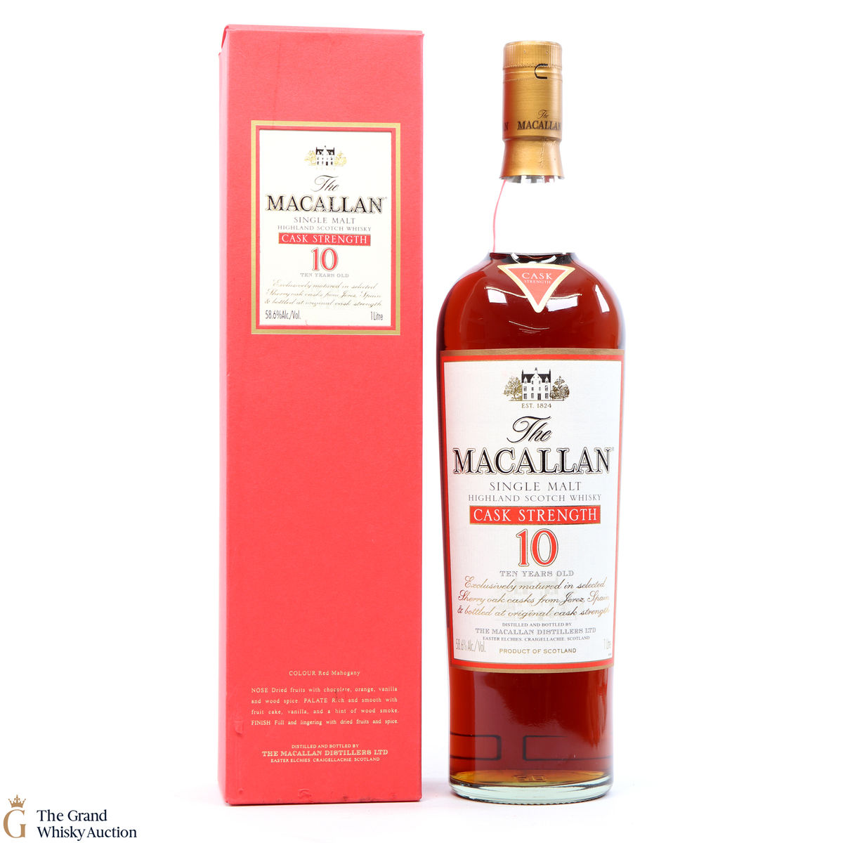 Macallan - 10 Year Old - Cask Strength (1L) 58.6%