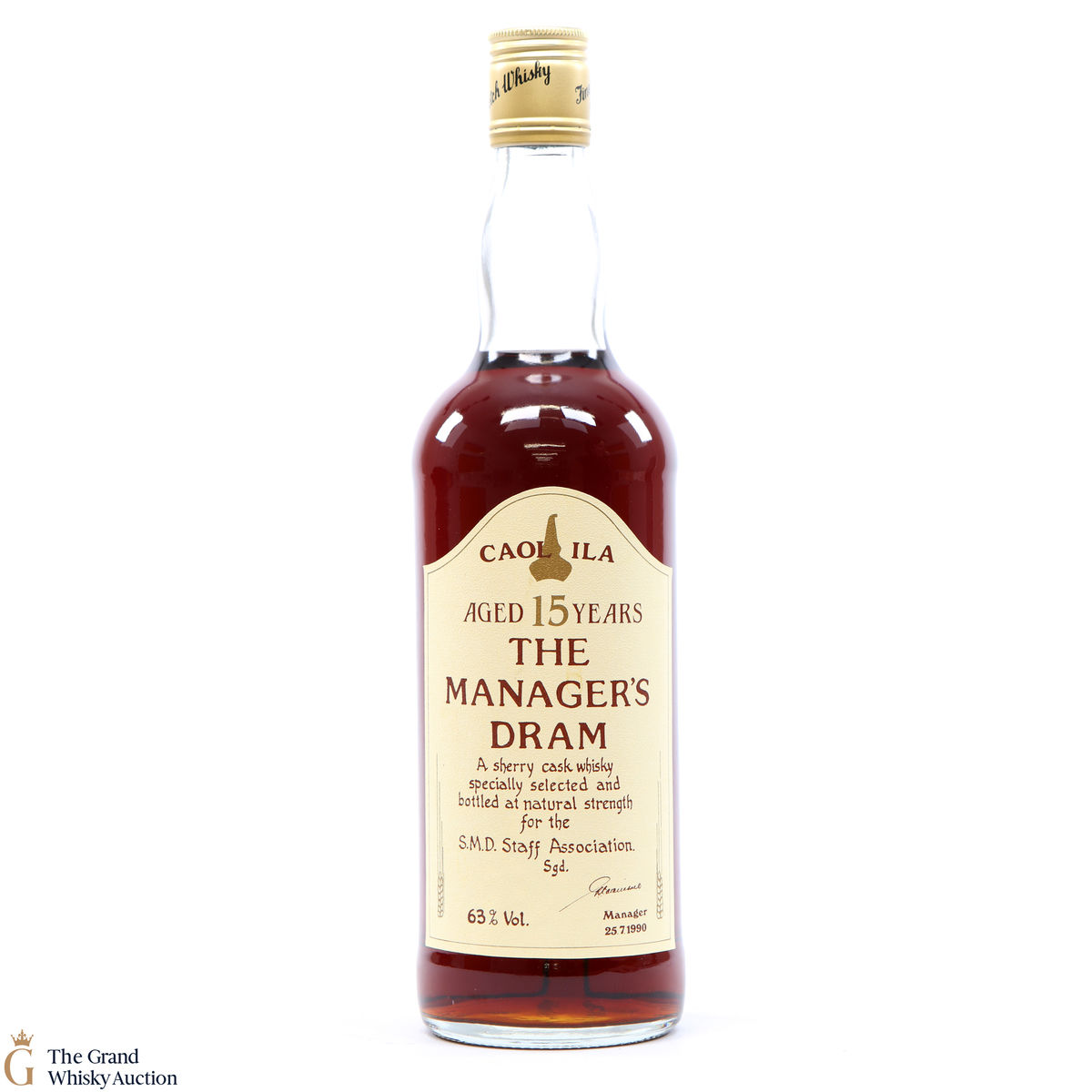 Caol Ila - 15 Year Old Manager Dram 1990