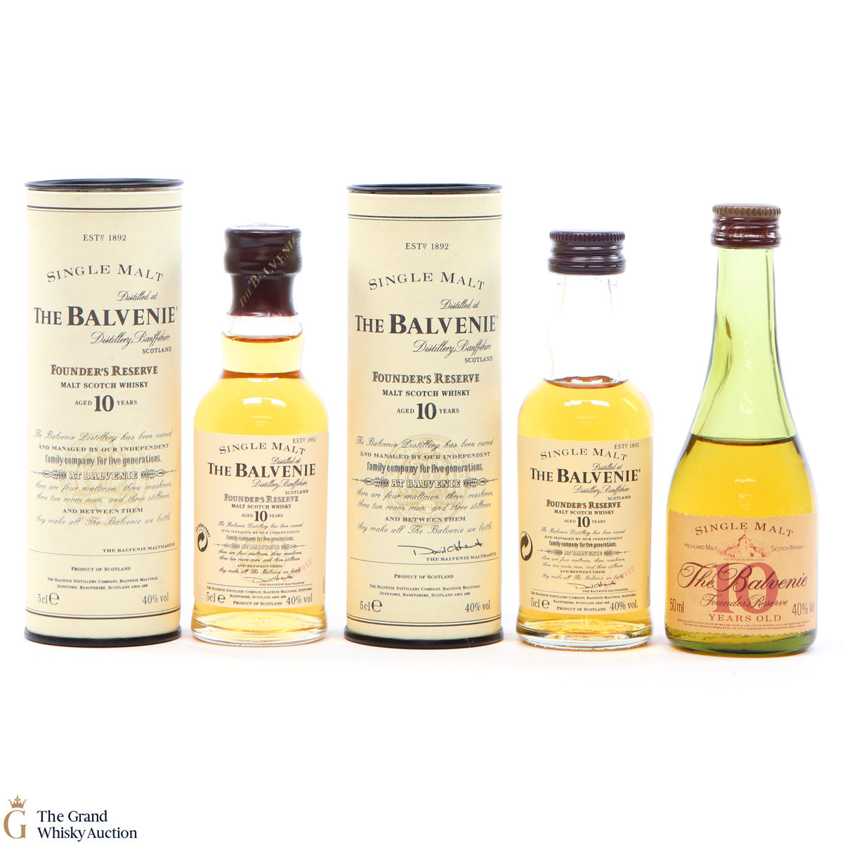 Balvenie - 10 Year Old Founders Reserve 3 x 5cl