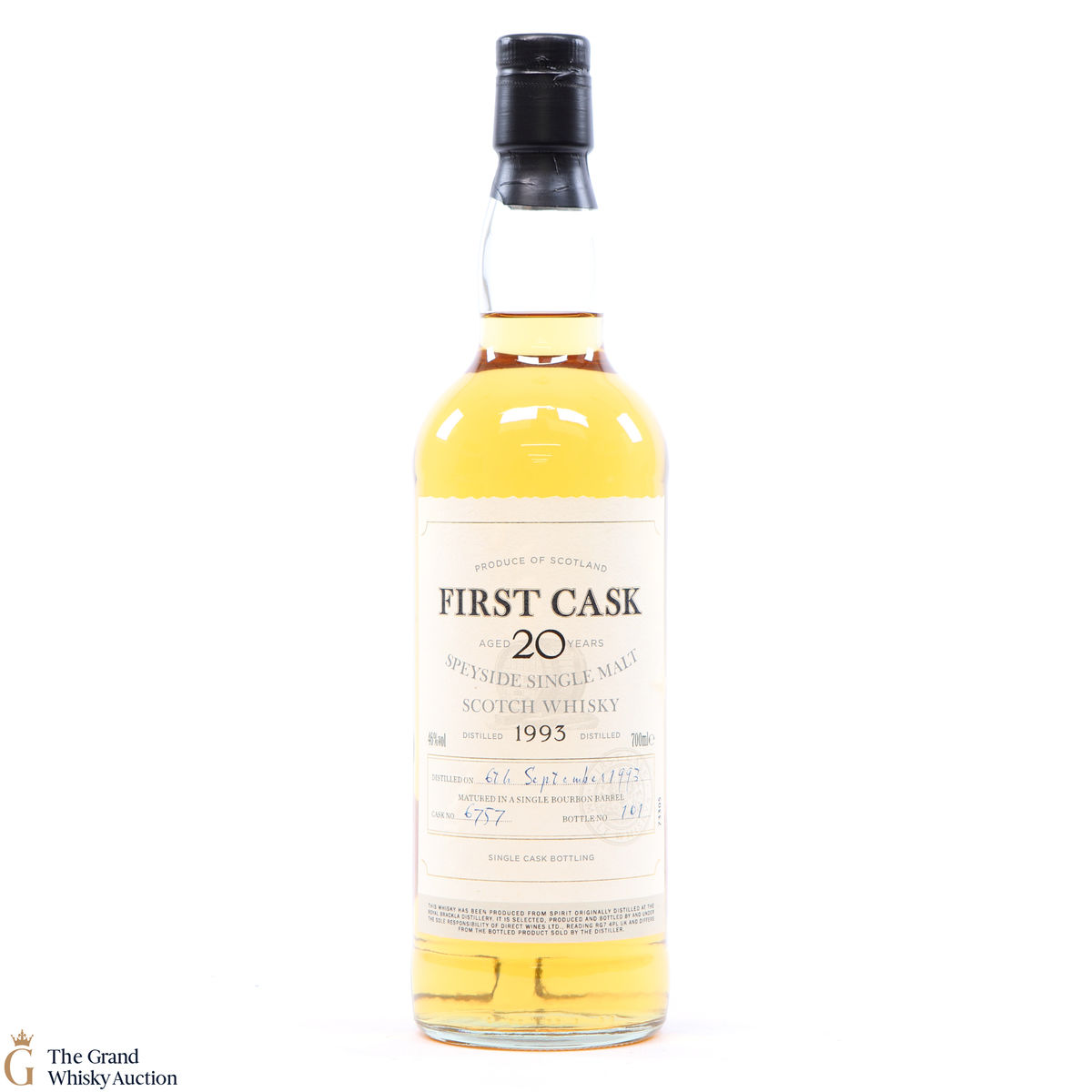 Royal Brackla  - 20 Year Old 1993 Cask #6757 - First Cask