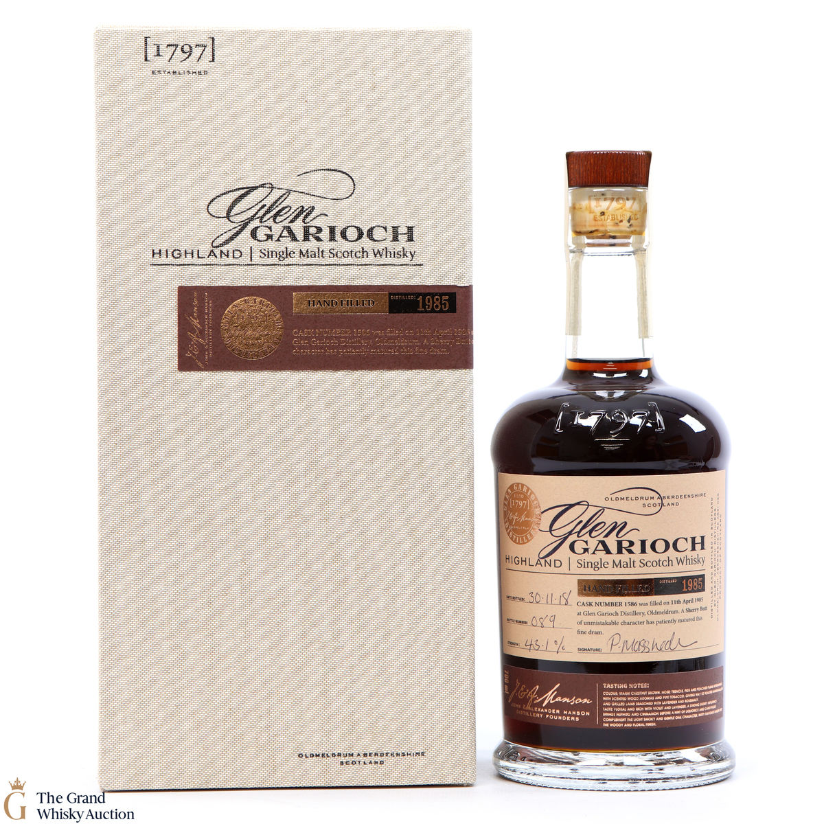 Glen Garioch -1985 Hand Fill Sherry Cask #1586