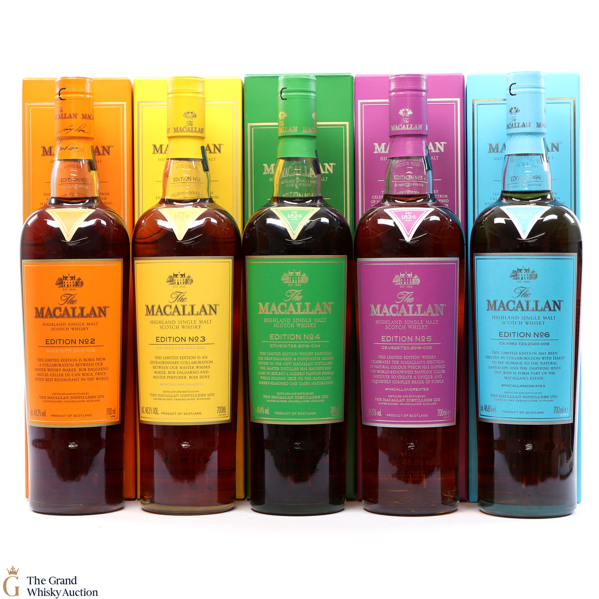 Macallan - Edition 2,3,4,5 & 6