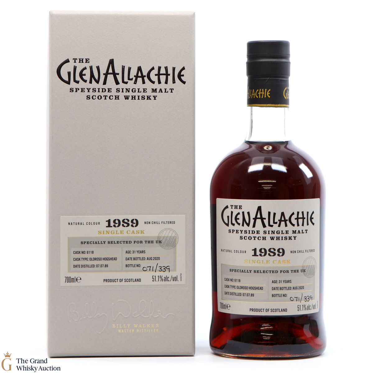 Glenallachie - 31 Year Old 1989 Single Cask #6118