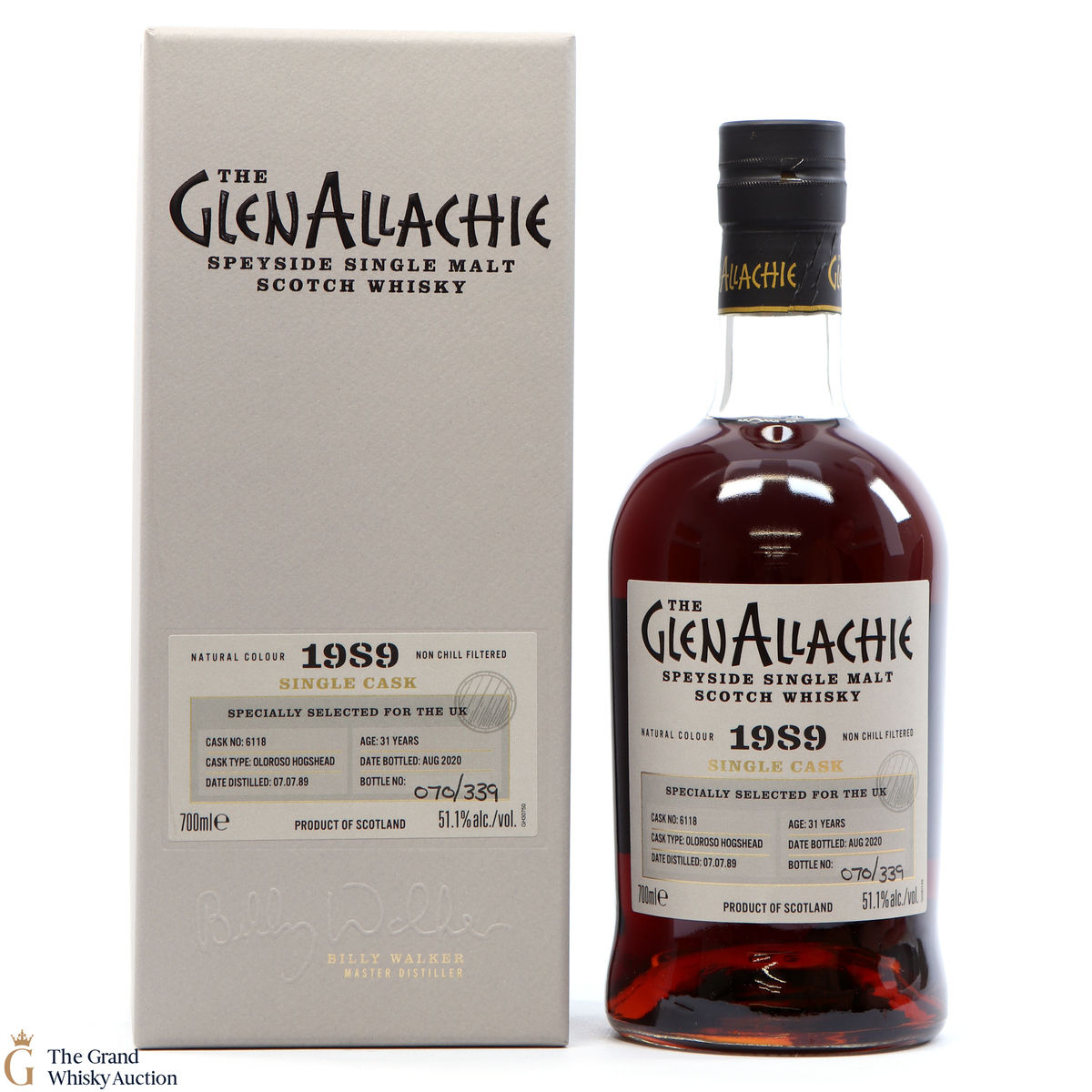 Glenallachie - 31 Year Old 1989 Single Cask #6118