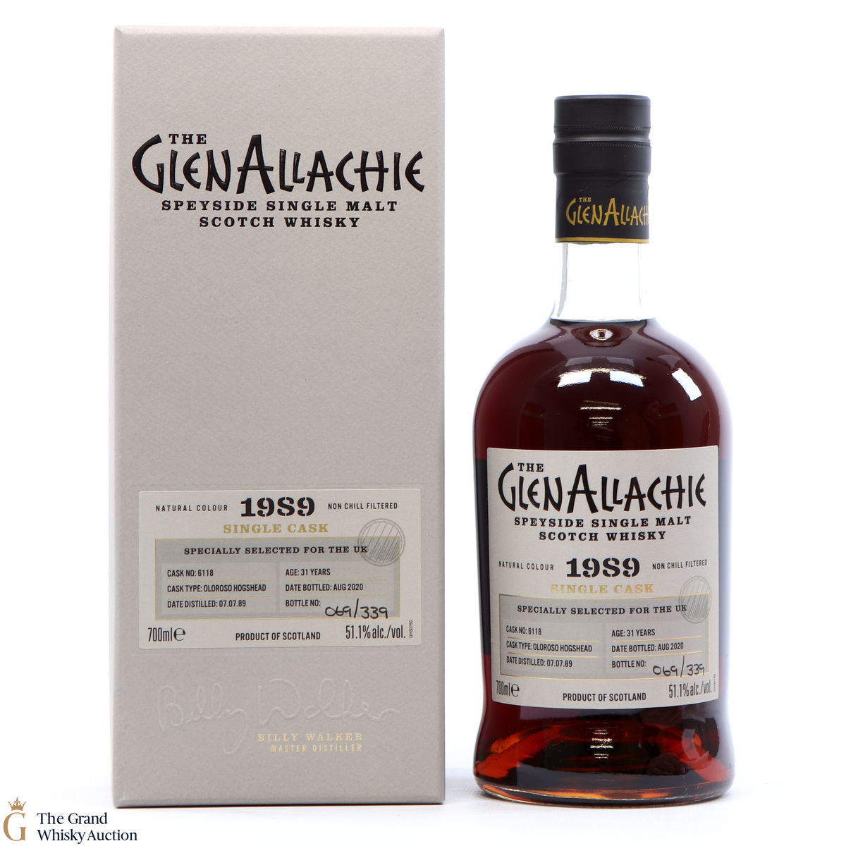 Glenallachie - 31 Year Old 1989 Single Cask #6118