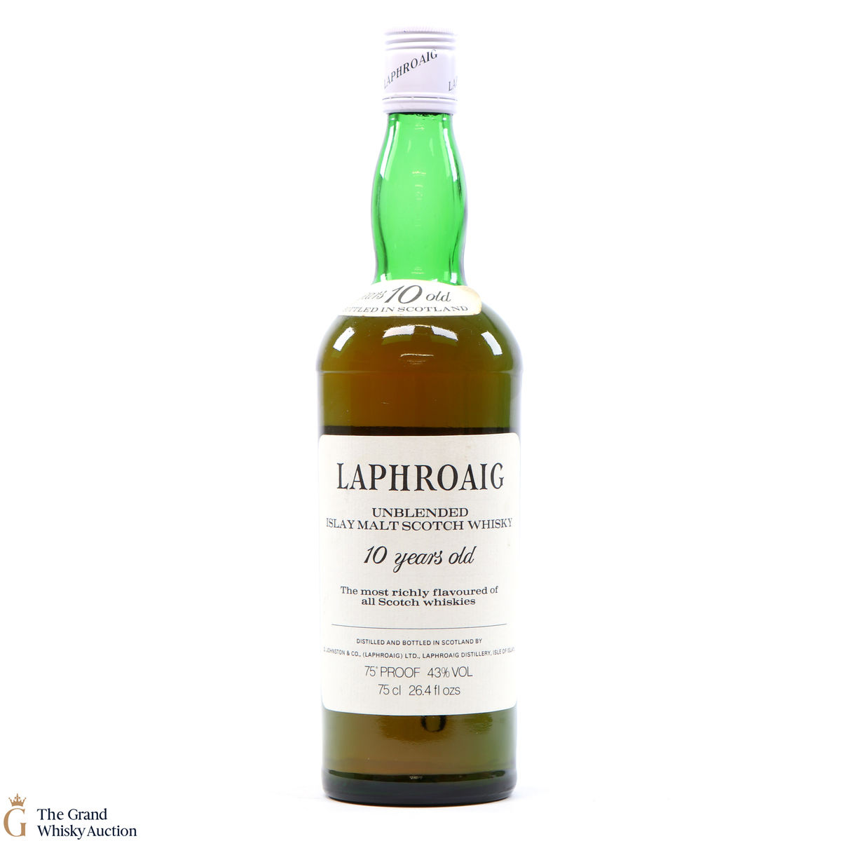 Laphroaig - 10 Year Old - 1970's Pre Royal Warrant  (Imperial and Metric)