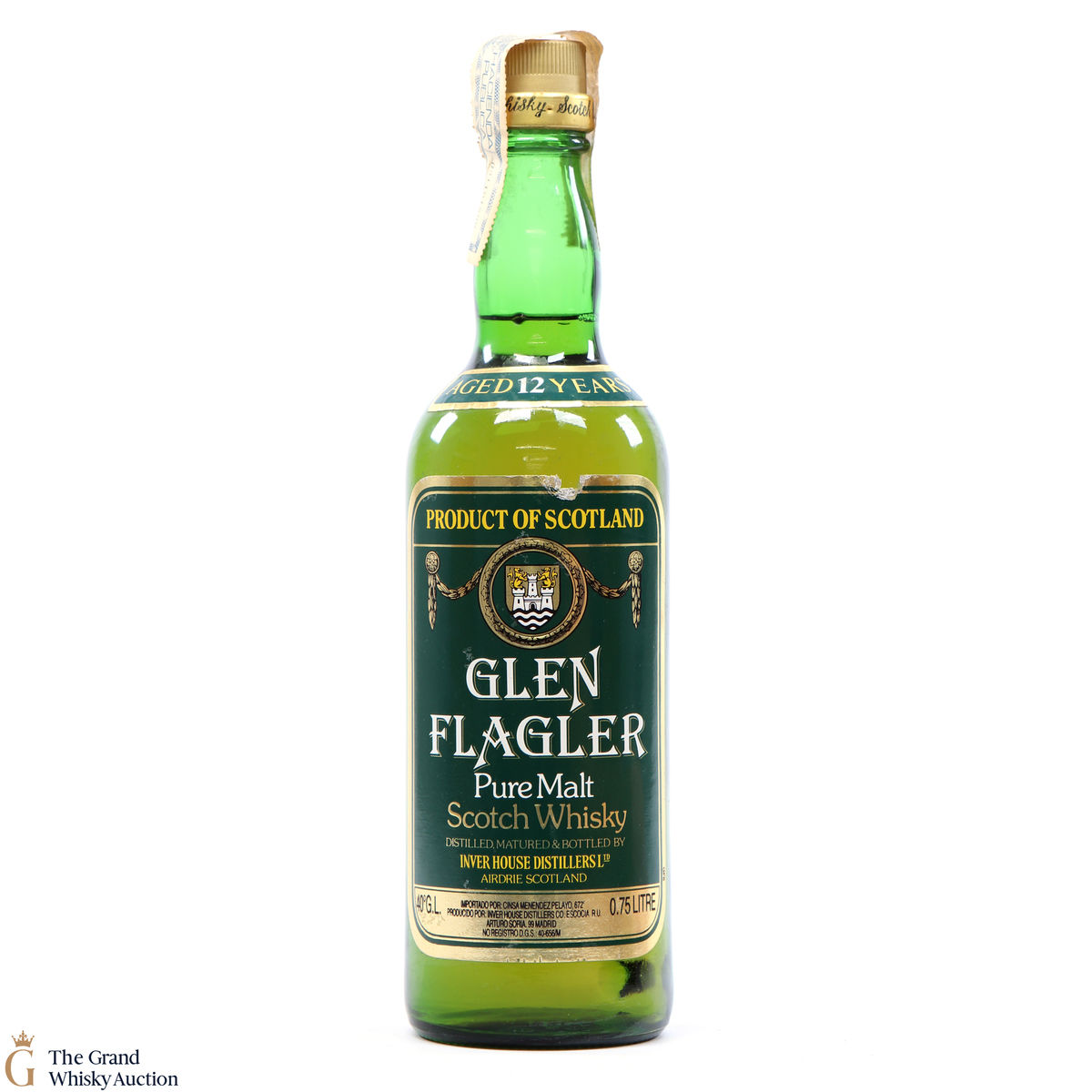 Glen Flagler -  12 Year Old 75cl