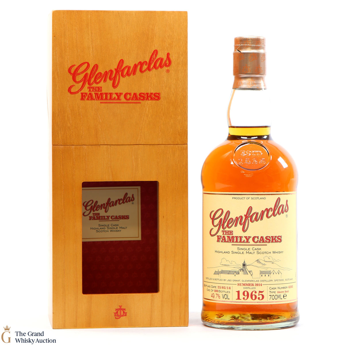 Glenfarclas - 1965 Family Cask #4505 Summer 2014 Sherry Butt