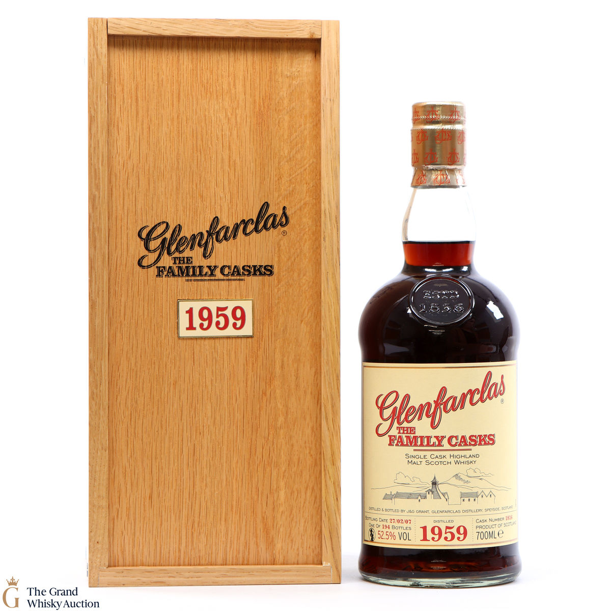 Glenfarclas - 1959 Family Cask #1816 2007 Sherry Hogshead Release #1