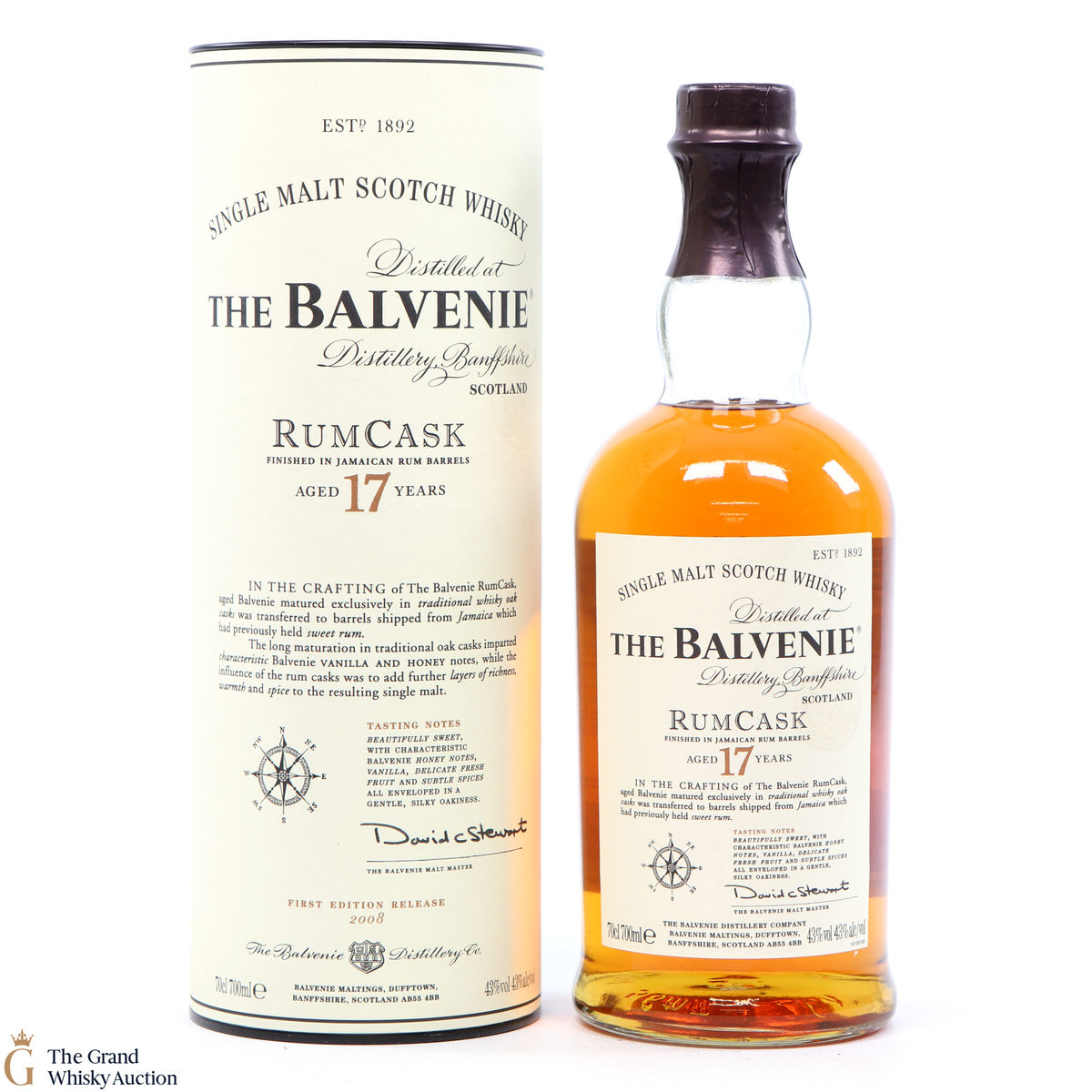 Balvenie - 17 Year Old - Rum Cask First Edition 2008