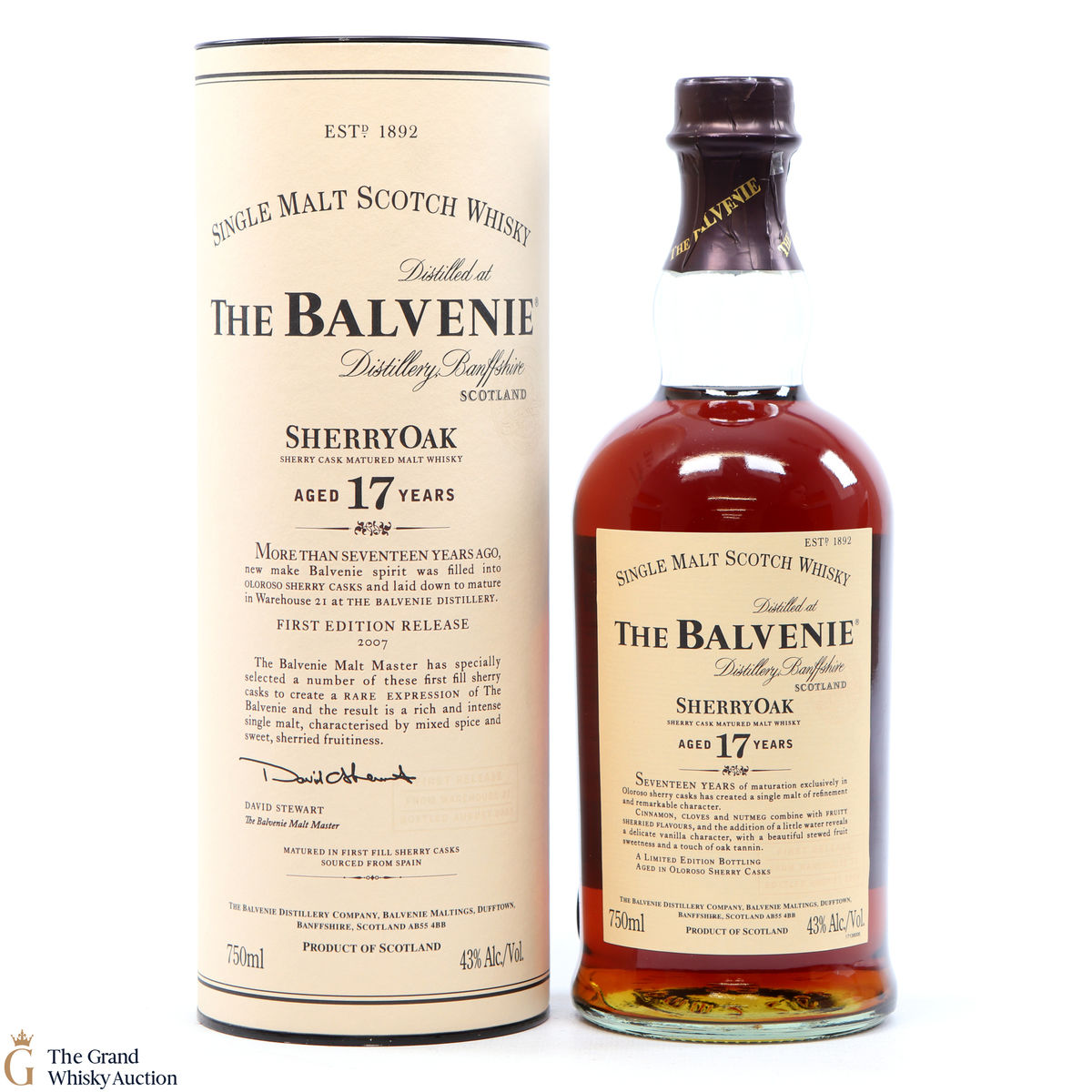Balvenie - 17 Year Old - Sherry Oak - First Edition