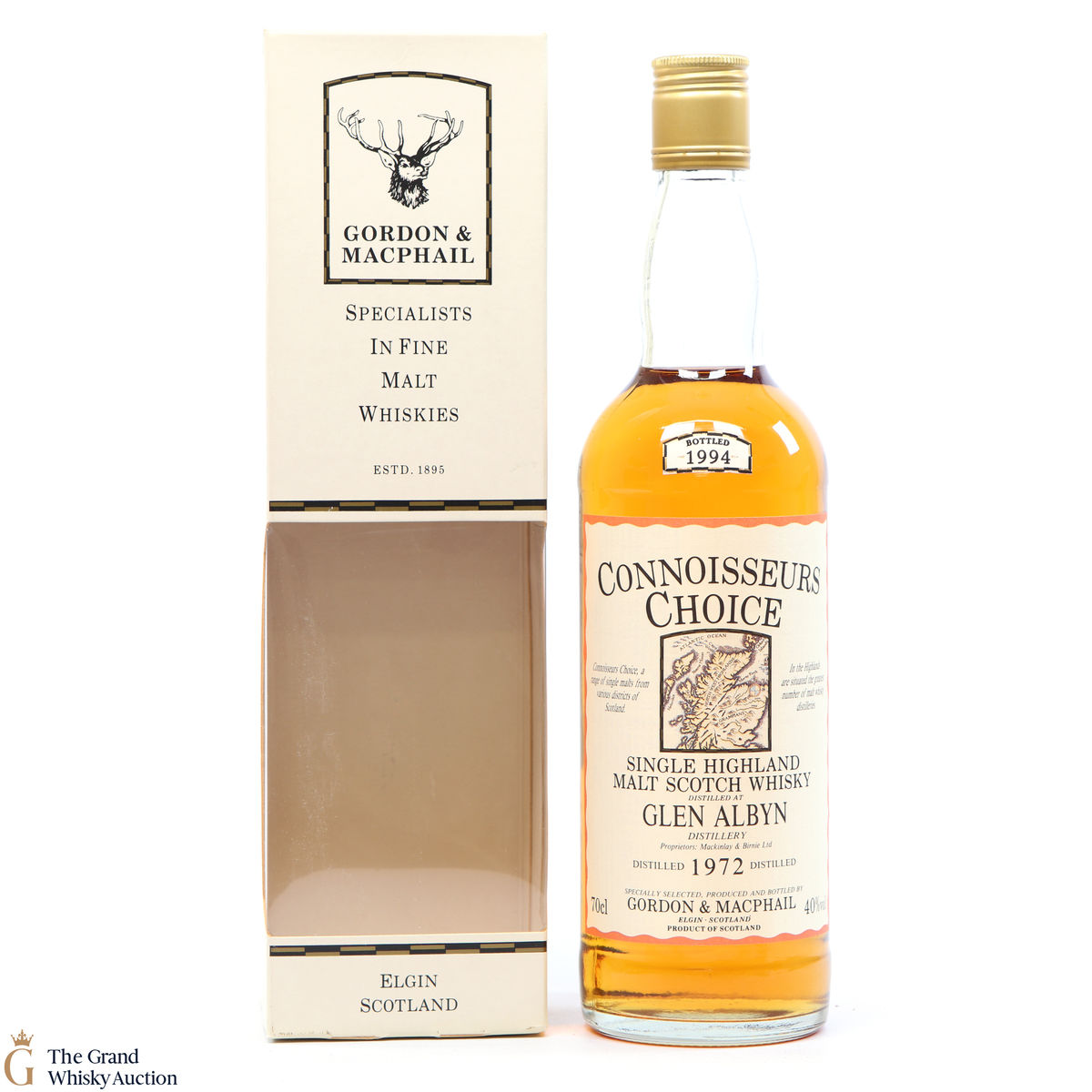 Glen Albyn - 1972 Gordon and MacPhail 1994 Connoisseurs Choice