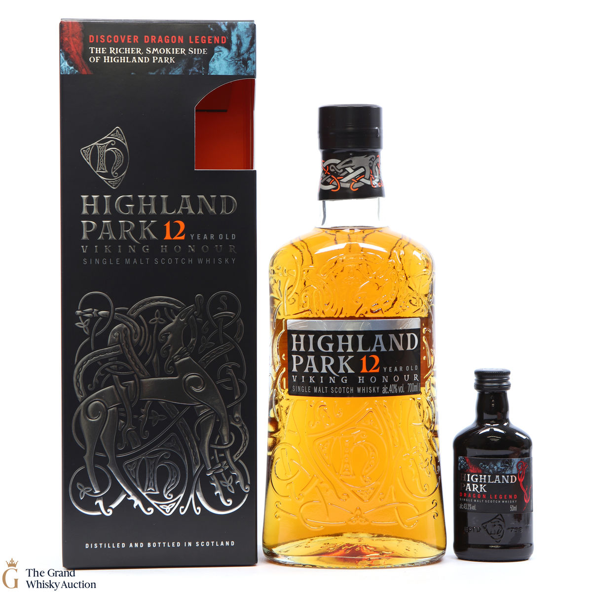 Highland Park - 12 Year Old - Viking Honour + Dragon Legend 5cl