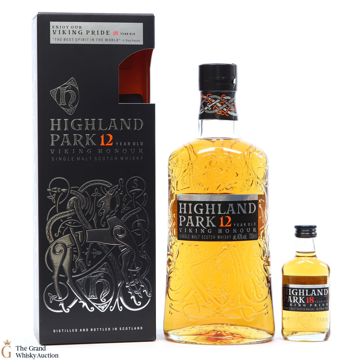 Highland Park - 12 Year Old - Viking Honour + 18 Year Old 5cl