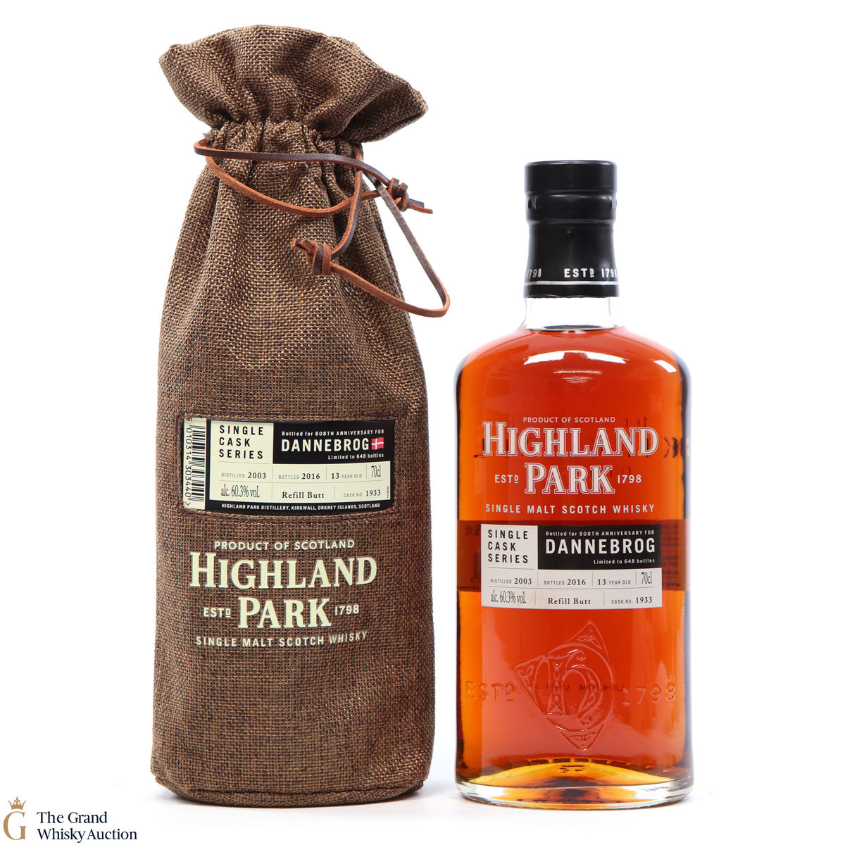 Highland Park - 13 Year Old - Single Cask Series #1933 - Dannebrog
