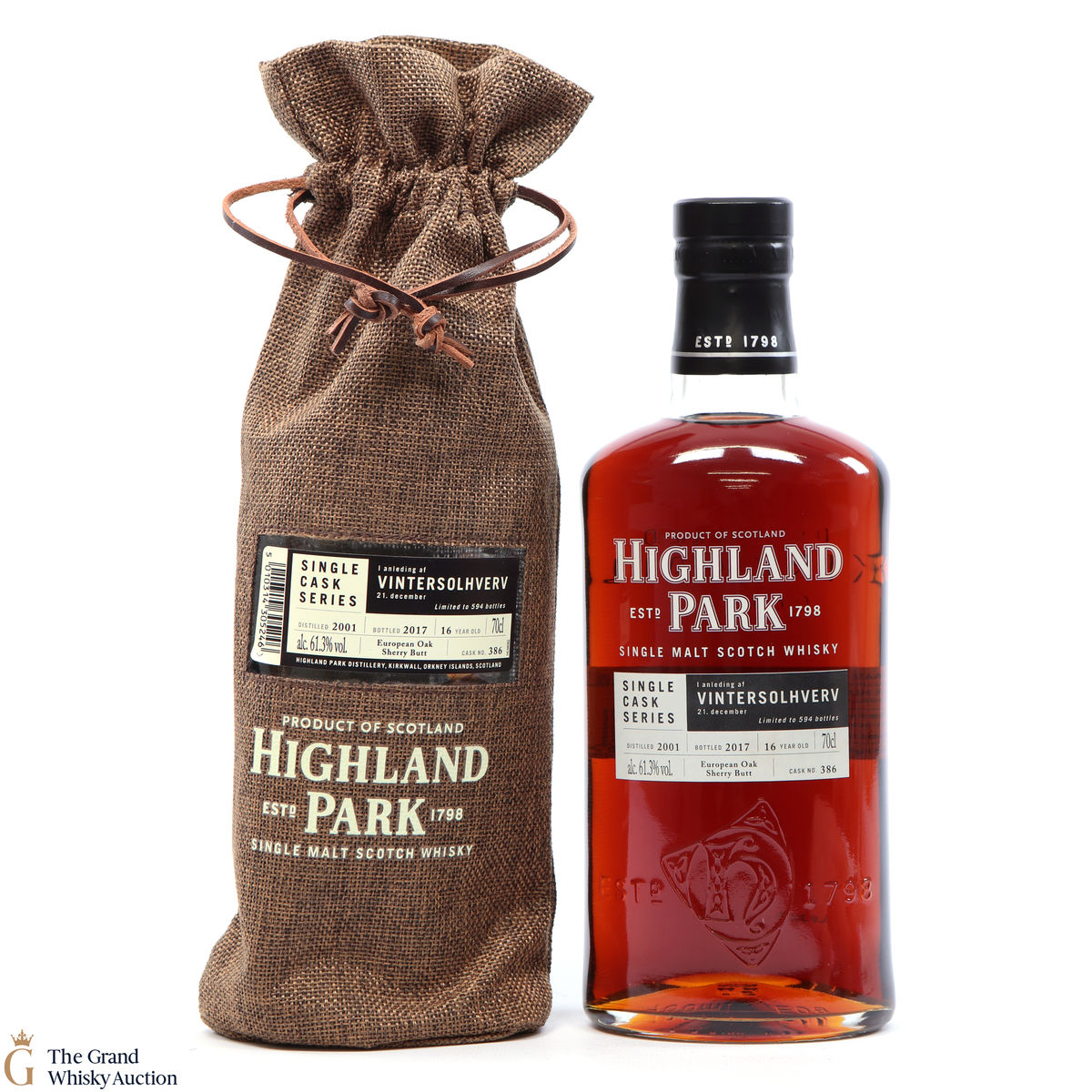 Highland Park - 16 Year Old 2001 Single Cask #386 Vintersolhverv