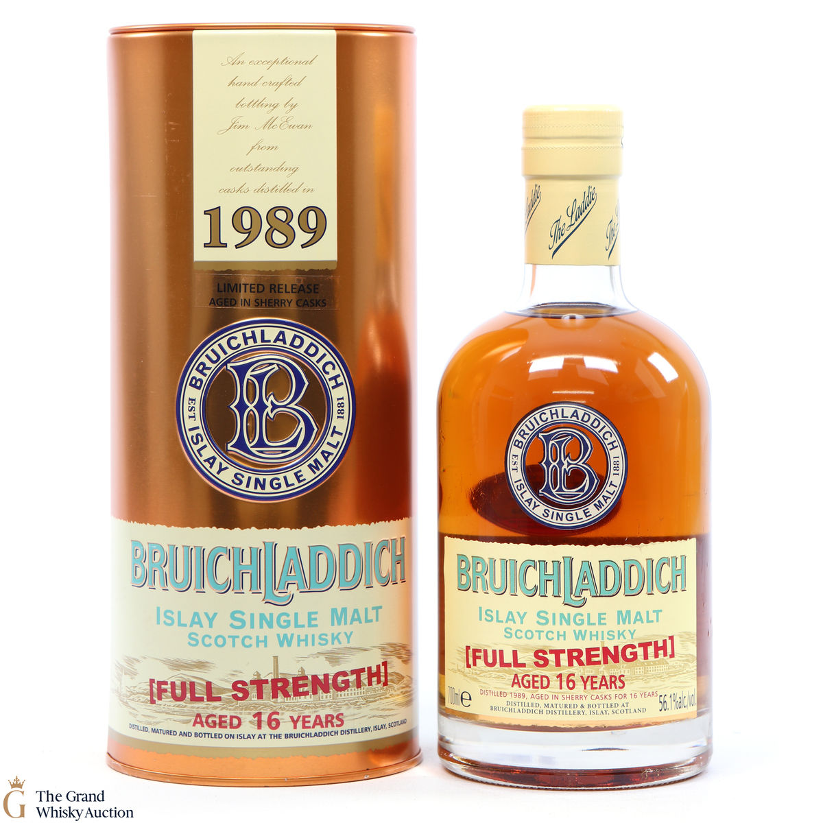 Bruichladdich - 16 Year Old 1989 Full Strength