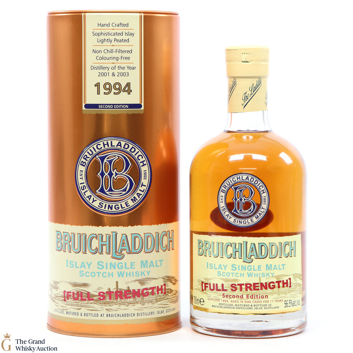 Bruichladdich - 11 Year old 1994 Full Strength Second Edition